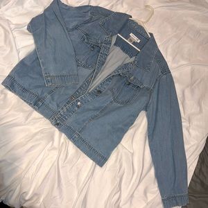 Cold Water Creek Denim Jacket Color Blue Size Large